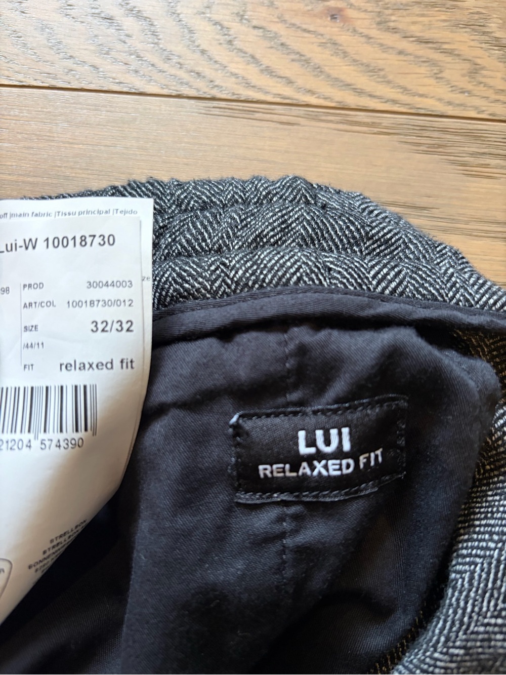 Strellson Charcoal Drawstring Chinos - Picture 4 of 4